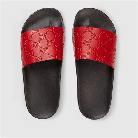 cheap gucci slides men's|discount gucci slides for men.